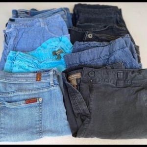 8 skirts/shorts.  Super cute lot.